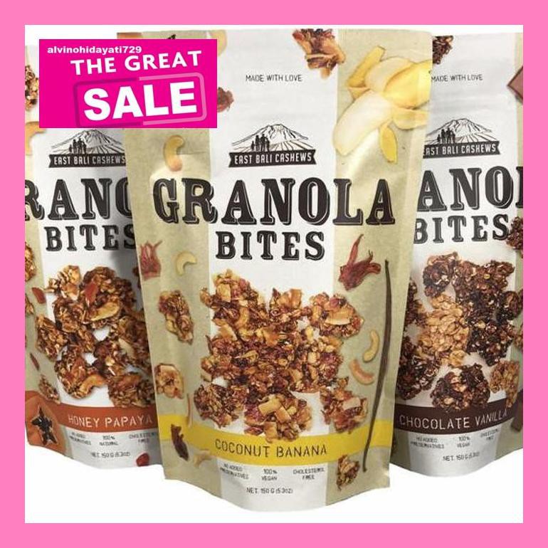 

Al04Nind East Bali Cashews Granola Bites - 150 Gr - Coconut Banana Indvvl03