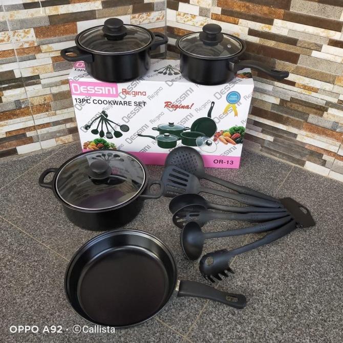 ___] cookware set 13 pcs