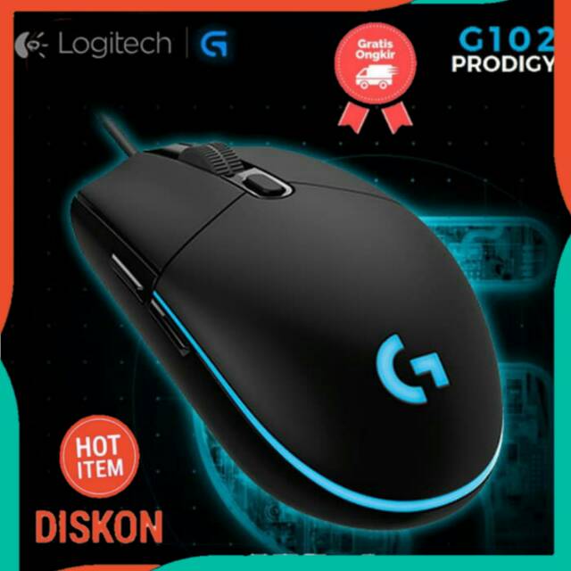 Mouse Gaming Logitech G102 Prodigy - Logitech Gaming Mouse G 102