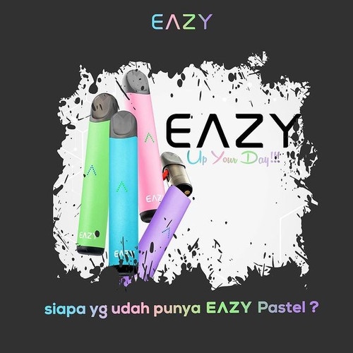 pods eazy terbaru gratis liquide 60ml podmod siap pakai 100% original.