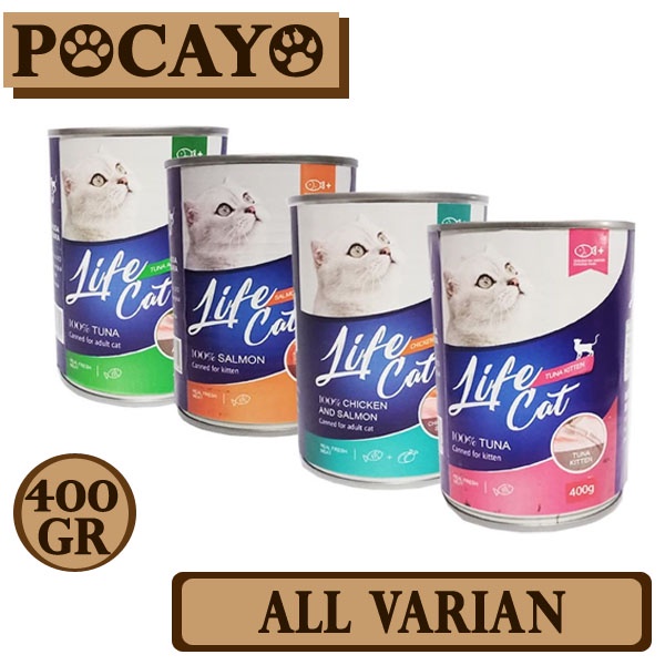 Life Cat All Varian 400gr (Grab/Gosend)