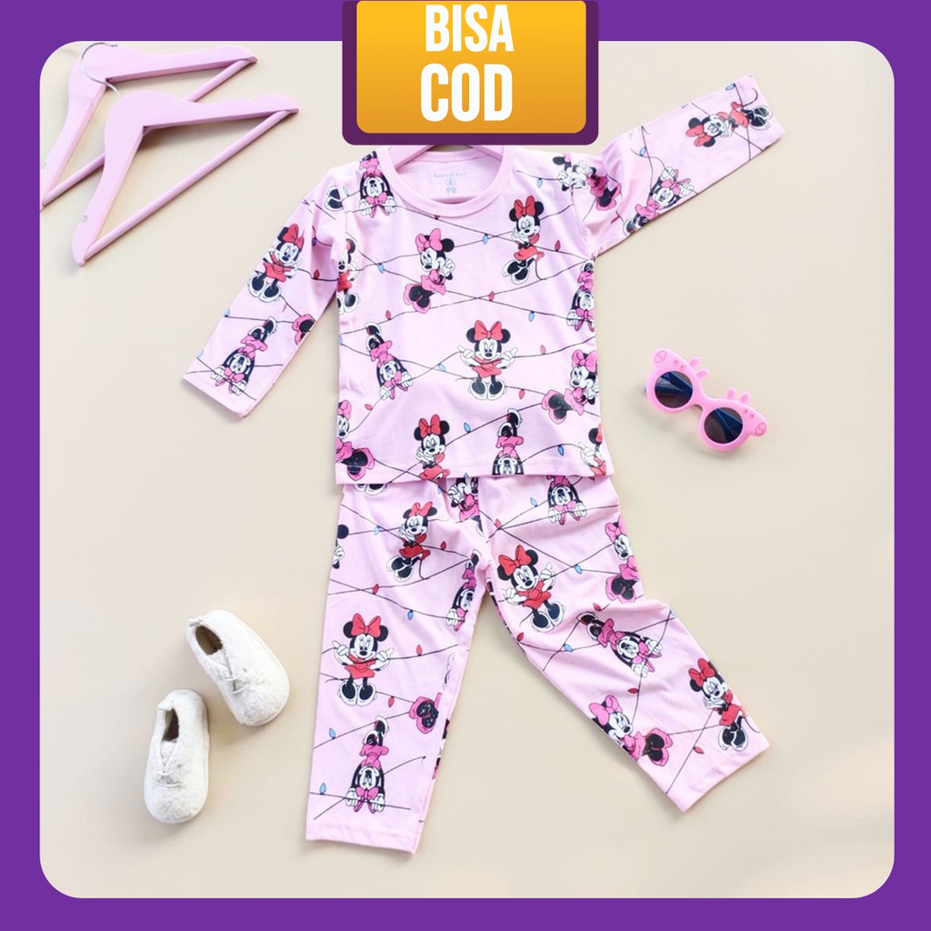 Yess Mommy - Setelan Baju Tidur Anak Perempuan Usia 1-7th