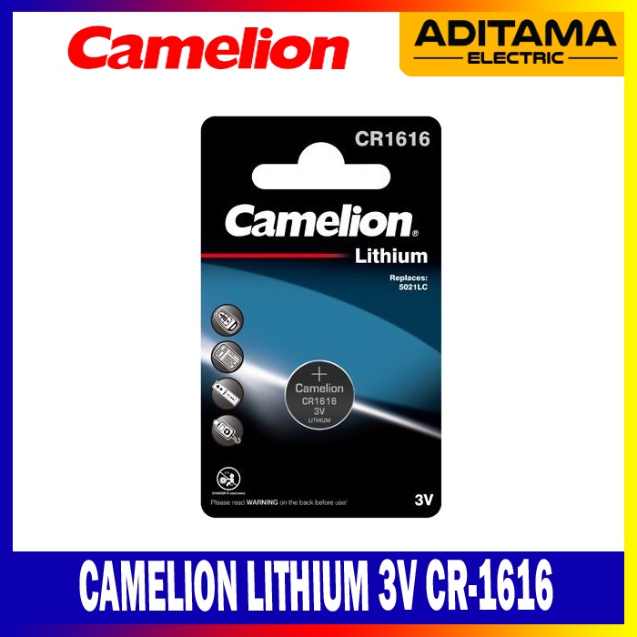 CAMELION BATERAI LITHIUM CR-1616/ CAMELION BATERAI KOIN CR1616