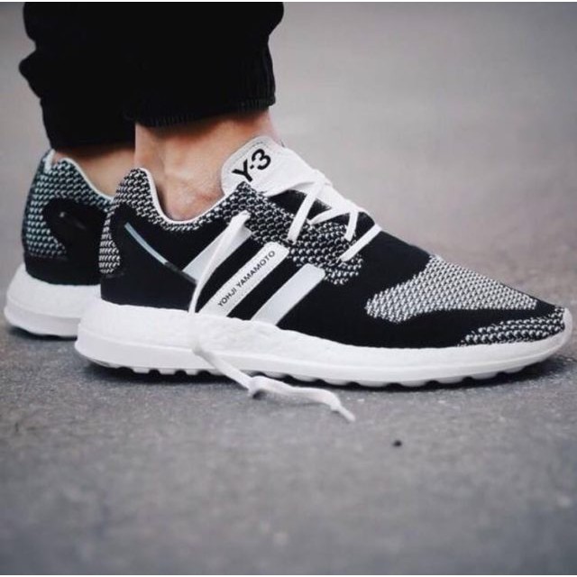 y3 pure boost zg knit core black