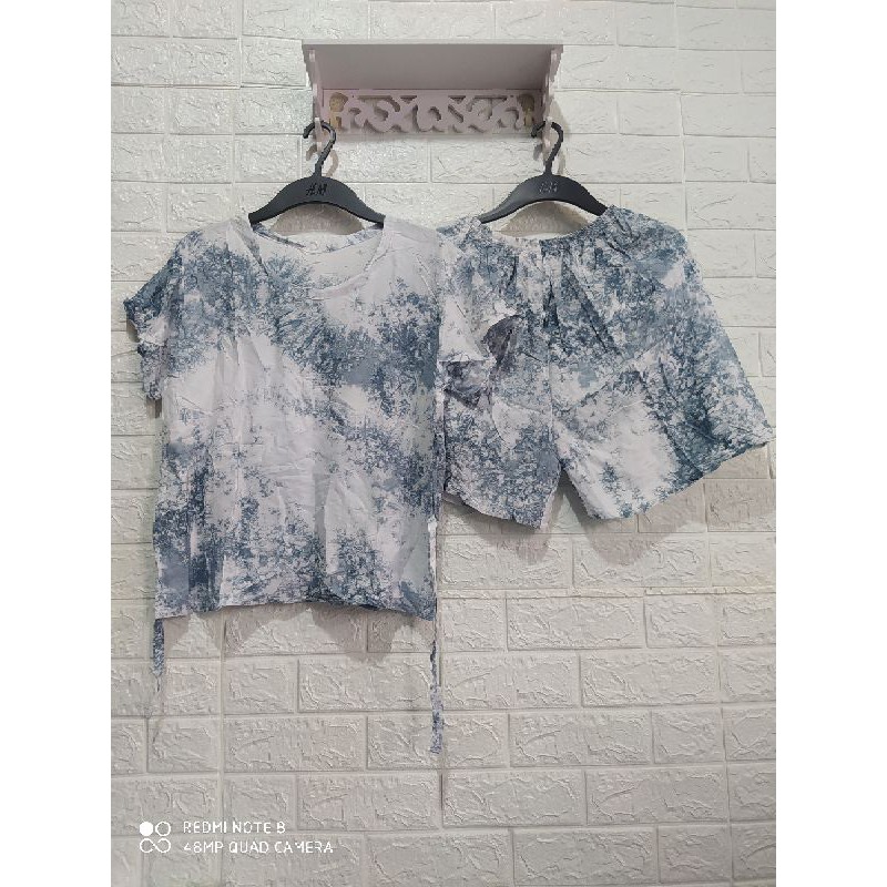 Babydoll Tiedye Fit to XL Celana panjang/Pendek