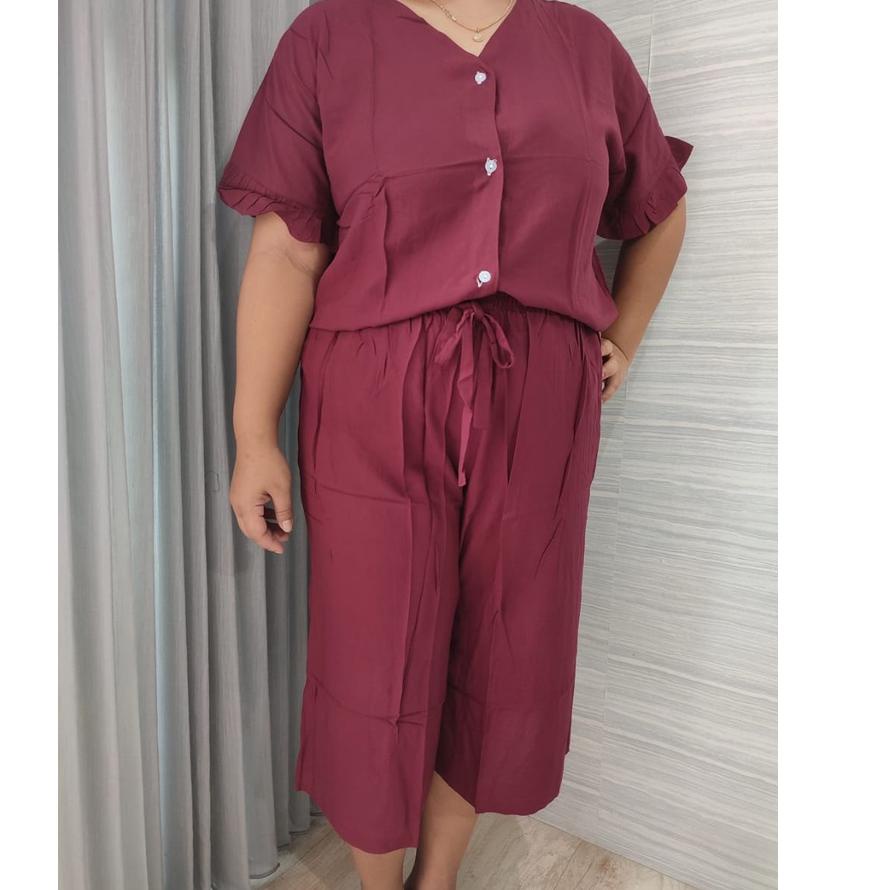 {SUS.01Jl22х} SET BABYDOLL AULIA JUMBO/BABYDOLL/FASHION WANITA/BAJU TIDUR MURAH