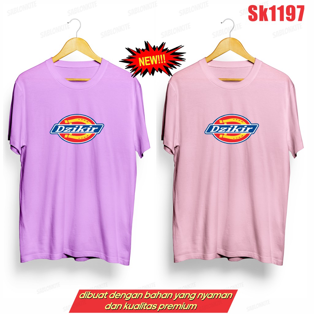 MURAH!!! Kaos plesetan DZIKIR  Combed 30s Premium