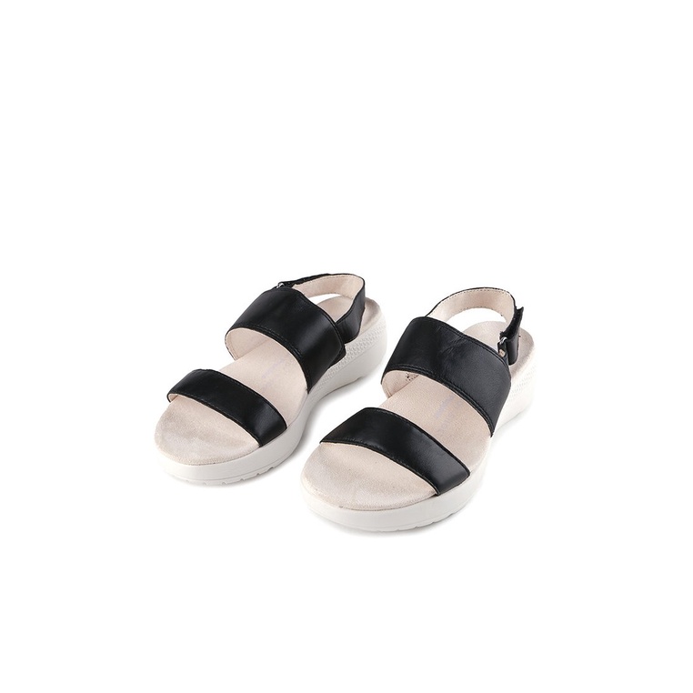 SANDAL WEDGES WANITA HUSH PUPPIES ORIGINAL SLINGBACK CASUAL BLACK HW65