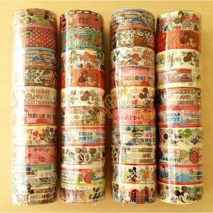 

Isolasi atau Solatif, Tape / Isolasi Hologram / Solatip Bening Gold Tape