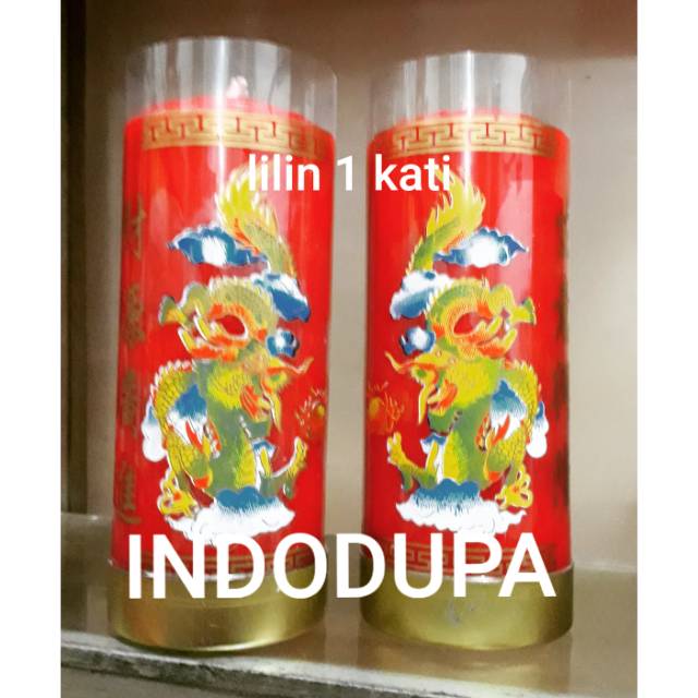 LILIN MERAH 1 KATI NAGA