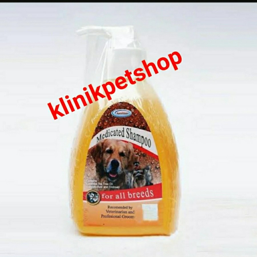 Medicated Dog Shampoo - Shampo Jamur Anjing Harum Melembutkan Bulu RD