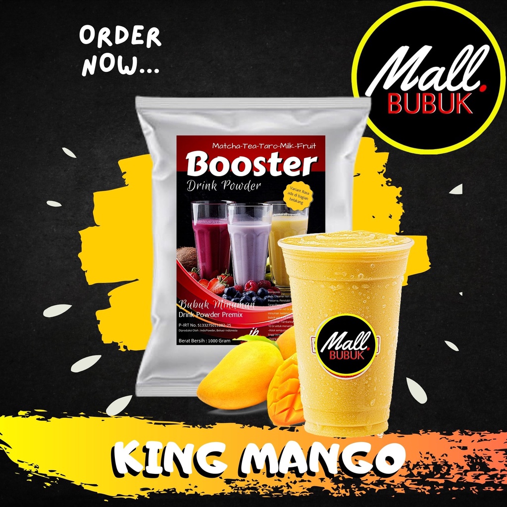 

BUBUK MINUMAN MANGGA 1Kg - Serbuk Minuman Rasa MANGGA 1Kg - Powder KING MANGO 1Kg - KING MANGO Powder 1Kg