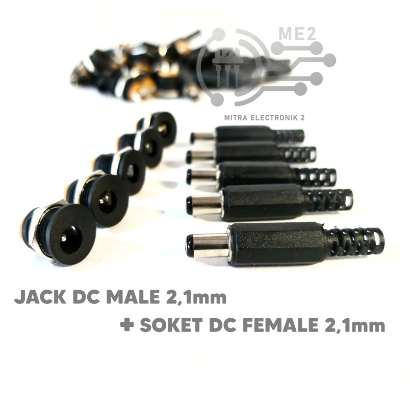 JACK DC MALE FEMALE SOKET DC 12V