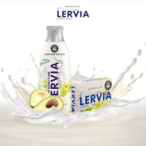 Lervia Milk Shower Cream Sabun Susu Cair Plus Avocado Smoothing 250 Ml