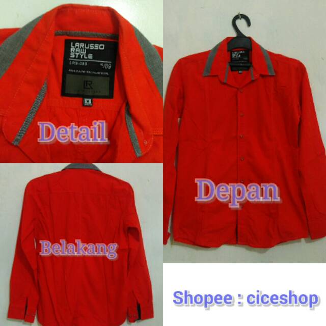 Larusso Raw Style Kemeja pria New