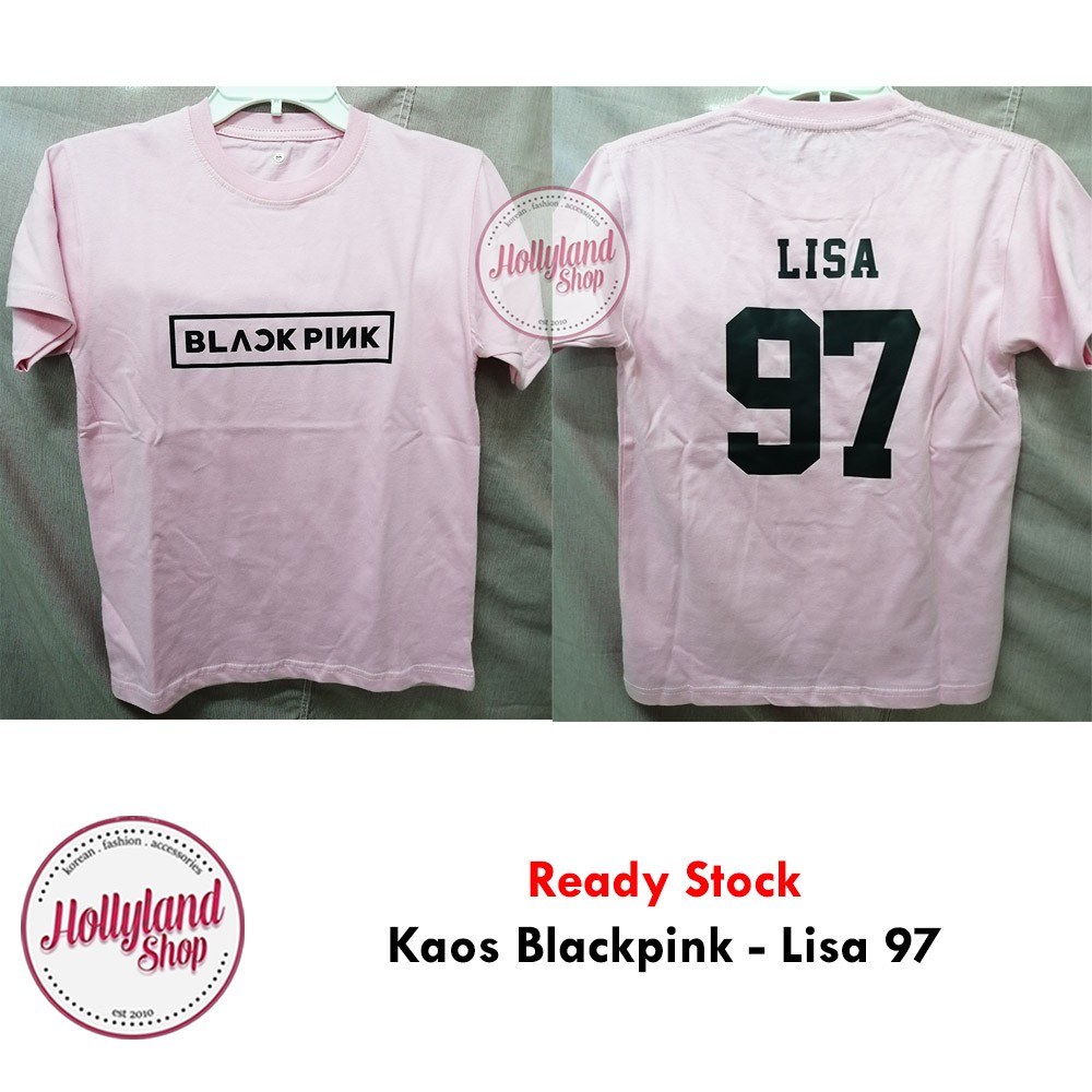 Kaos Tshirt Blackpink Member Tour