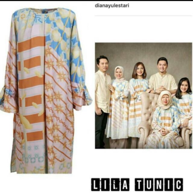 Preloved Lila tunik by Ria Miranda