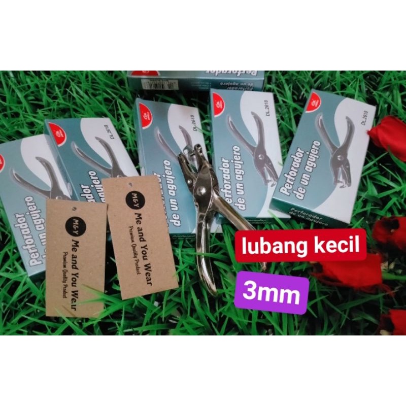 Jual Alat Pembolong Pelubang Kertas Hangtag Ukuran 3mm Indonesiashopee