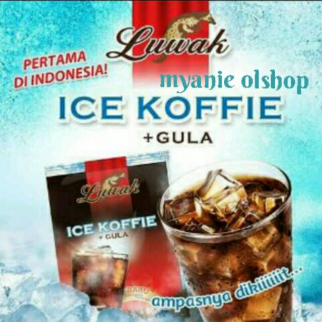 LUWAK Ice Koffie kopi hitam