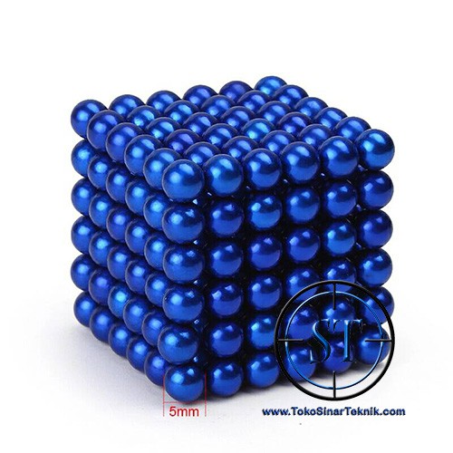 10 Butir Magnet BALL Magnetic Balls Bola Neodymium DIY Puzzle Cube 5mm Magnet Bola Ball Miniatur dan Puzzle