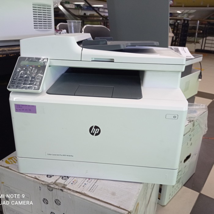 printer hp laserjet color mfp m181fw - Putih, L