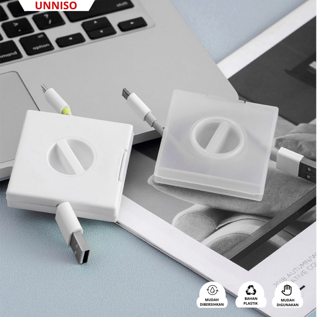 UNNISO - Cable Storage Portable Square Gulungan Kabel Multifungsi CS02