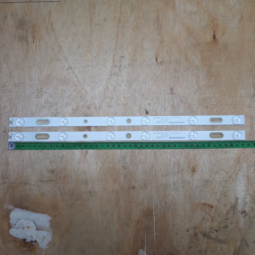 Backlight Led 6mata 3volt 42cm Polytron tp19