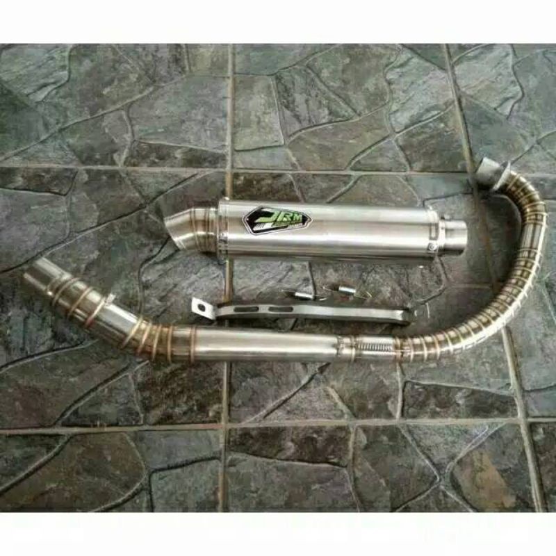 kenalpot racing JRM pnp Tiger megapro Gl Cb satria fu vixion