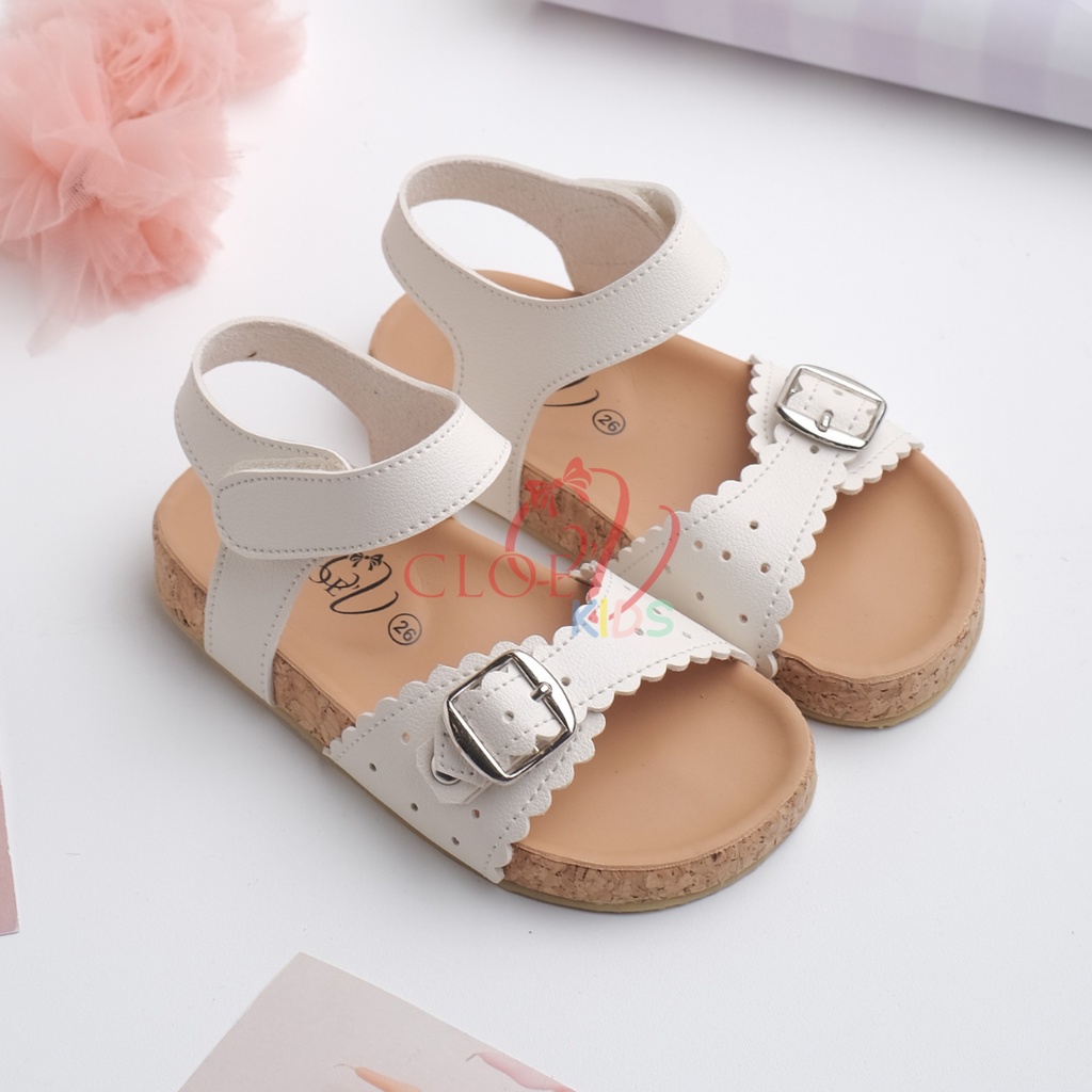 CLOEVKIDS - READY STOCK Chyaa Size 22-35 Sepatu Sandal Anak Perempuan Slop Flat Lucu