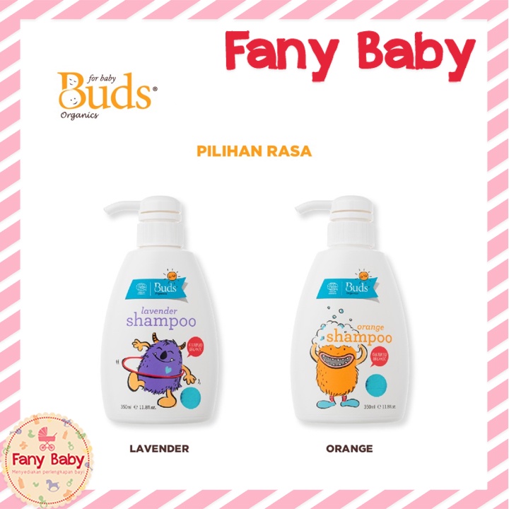 BUDS ORGANIC GROWING UP FOR KIDS SHAMPOO LAVENDER 350ML