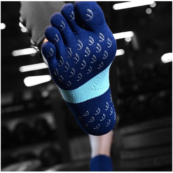 Kaos Kaki 5 Jari Five Toe Socks MEIKAN Anti Slip For Yoga/Indoor Sport