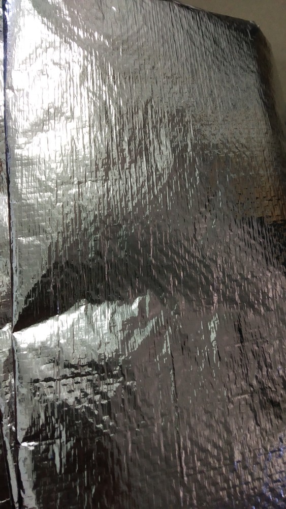 Aluminium Foil Single Per Meter/alum Foil/woven Single/peredam Panas/insulasi Aluminium/insulation