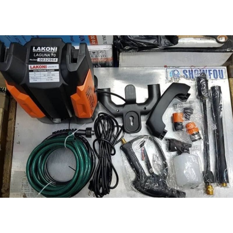 LAKONI LAGUNA 70 MESIN STEAM CUCI MOBIL MOTOR DAN AC HIGH PRESSURE JET CLEANER LAKONI