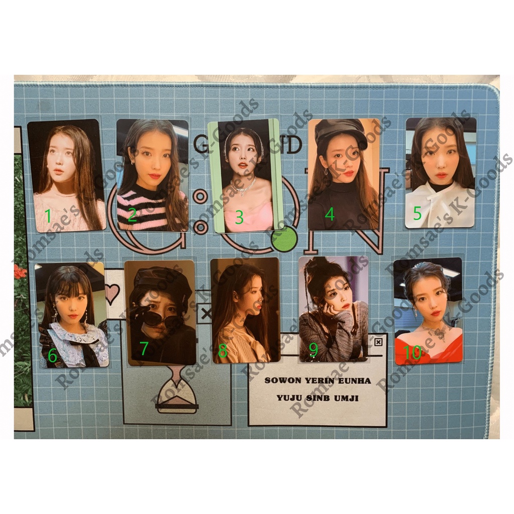 IU Celebrity Official Photocard Set