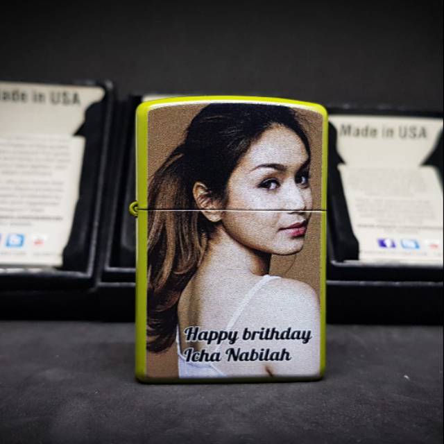 Zippo custom printed foto zippo ukir zippo grafir