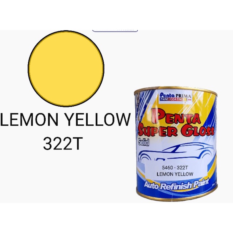 Penta Super Gloss Lemon Yellow Kuning solid 200gr