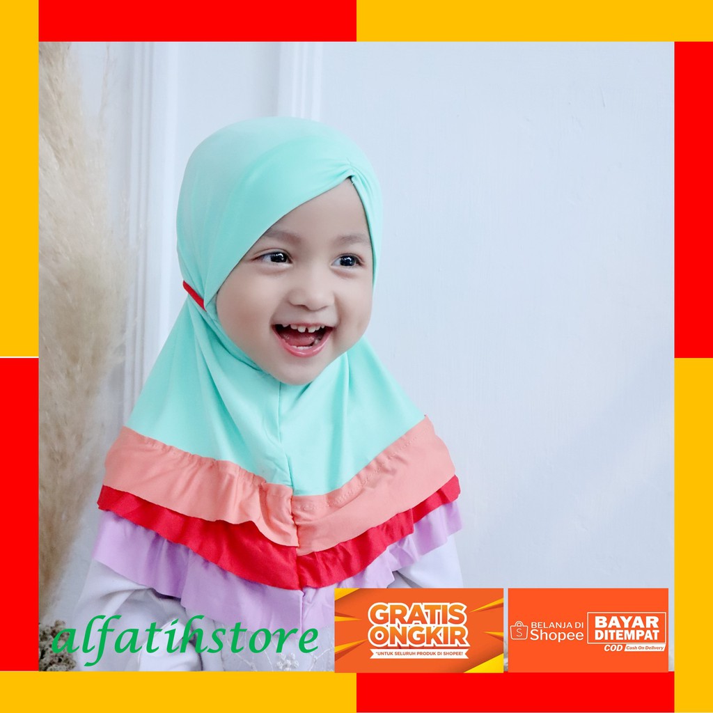 TOP PRODUK JILBAB ANAK GOTIK PELANGI / JILBAB ANAK LUCU / HIJAB ANAK MURAH / KERUDUNG ANAK PEREMPUAN KERUDUNG ANAK BAYI PEREMPUAN JILBAB ANAK 2 TAHUN HIJAB ANAK BAYI TERBARU