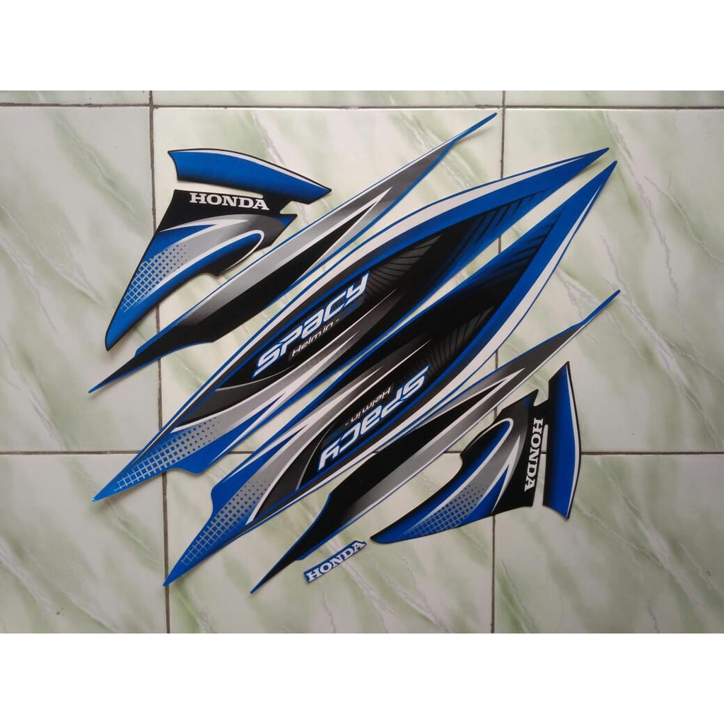 LIS   stiker motor honda spacy 2012 2013 2014