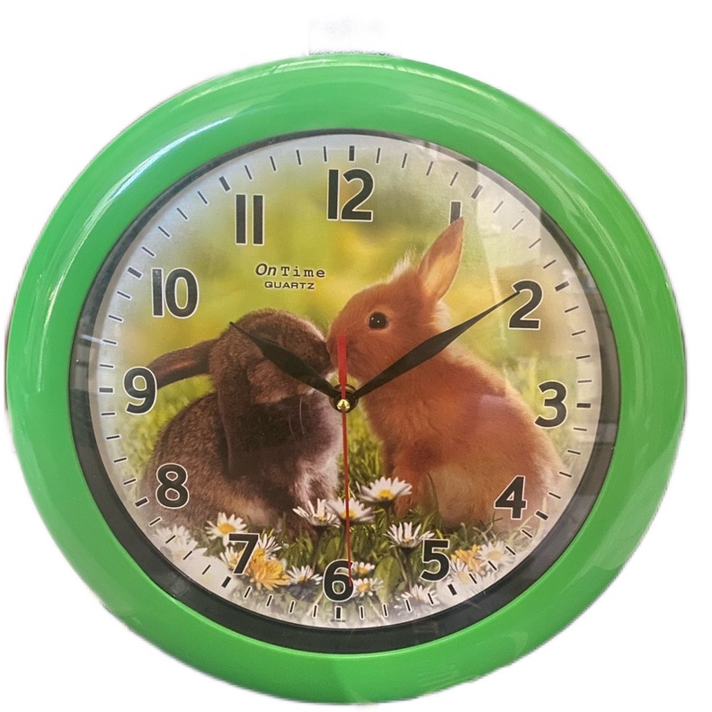 Jam dinding Ontime 767 Polos / Bergambar- Bergambar Diameter 30