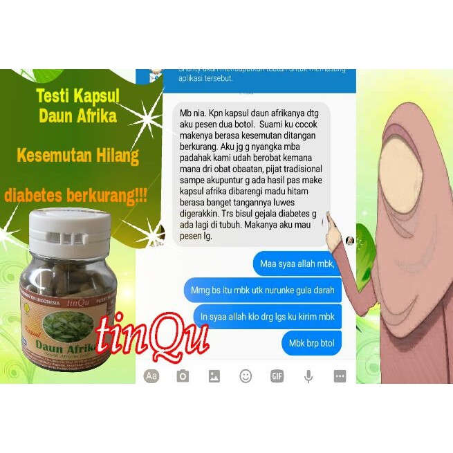 Kapsul Daun Afrika # Obat Kesemutan