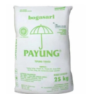 

Tepung Terigu Cap Payung Bogasari 25Kg Only Grab/Gojek Terbaru