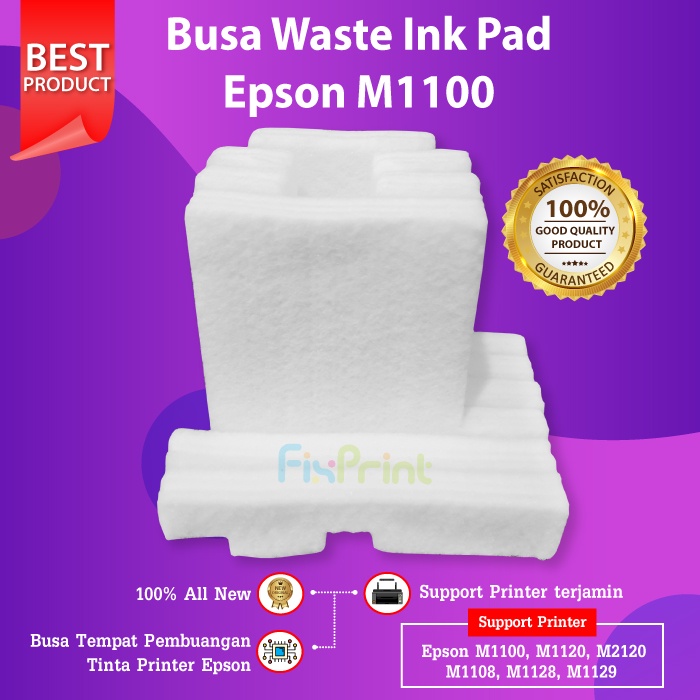 Inkpad Busa Printer Epson M1100 M1120 M2120 M1108 M1128 M1129