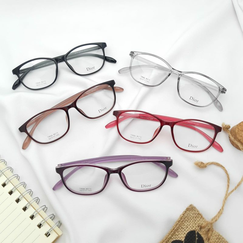 Frame kacamata kotak kecil pria wanita anti radiasi crmc photocromic