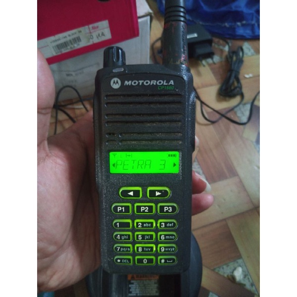 HT Motorola Cp1660 VHF second us mic icom