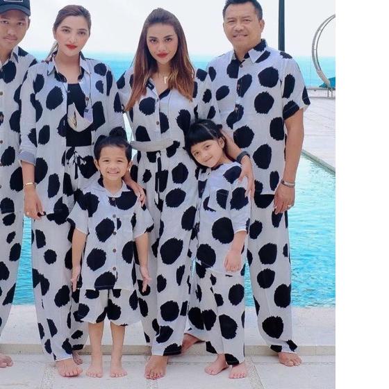 ™ stelan Rayon premium Anang Ashanty Kemeja bisa couple family / piyama pajamas pasangan keluarga ❀