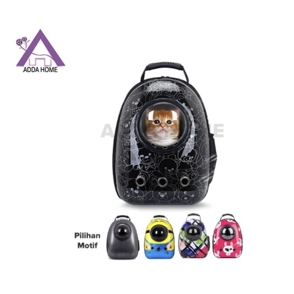 Adda Home - Tas Astronot Anjing Kucing Kelinci Ransel Backpack Astraunat Capsule Pet Carrier Travel Outdoor