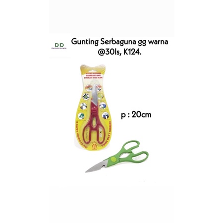 

Gunting serbaguna gg.warna ( K124 )