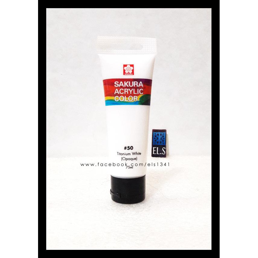 

Special Price Sakura Acrylic Paint Titanium White ( Cat Acrylic )