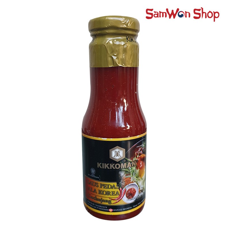 

KIKKOMAN GOCHUJANG SAUCE 300 GRAM / SAUS PEDAS ALA KOREA HALAL