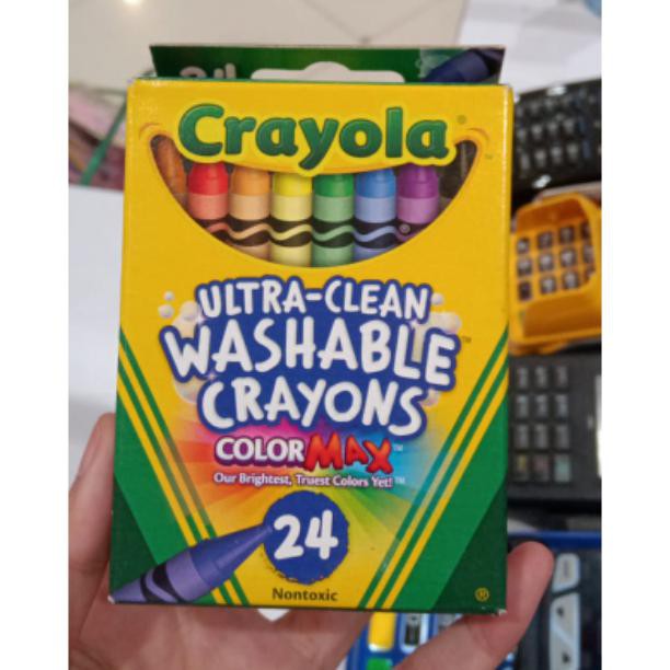 

SALE MAINAN : CRAYOLA ULTRA CLEAN WASHABLE CRAYON COLOR MAX 24 PCS